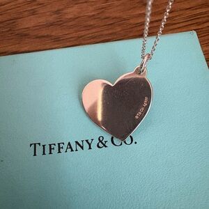 Tiffany & Co. Large Heart Necklace